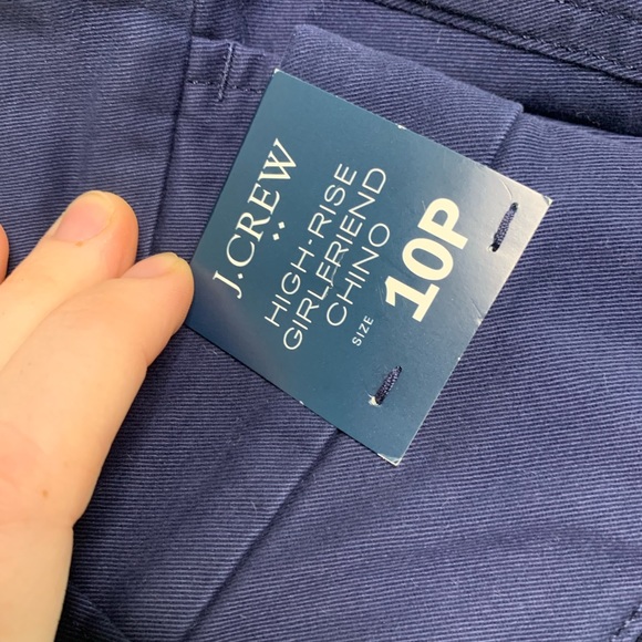 J.Crew Navy Blue Girlfriend Chinos - Picture 3 of 10